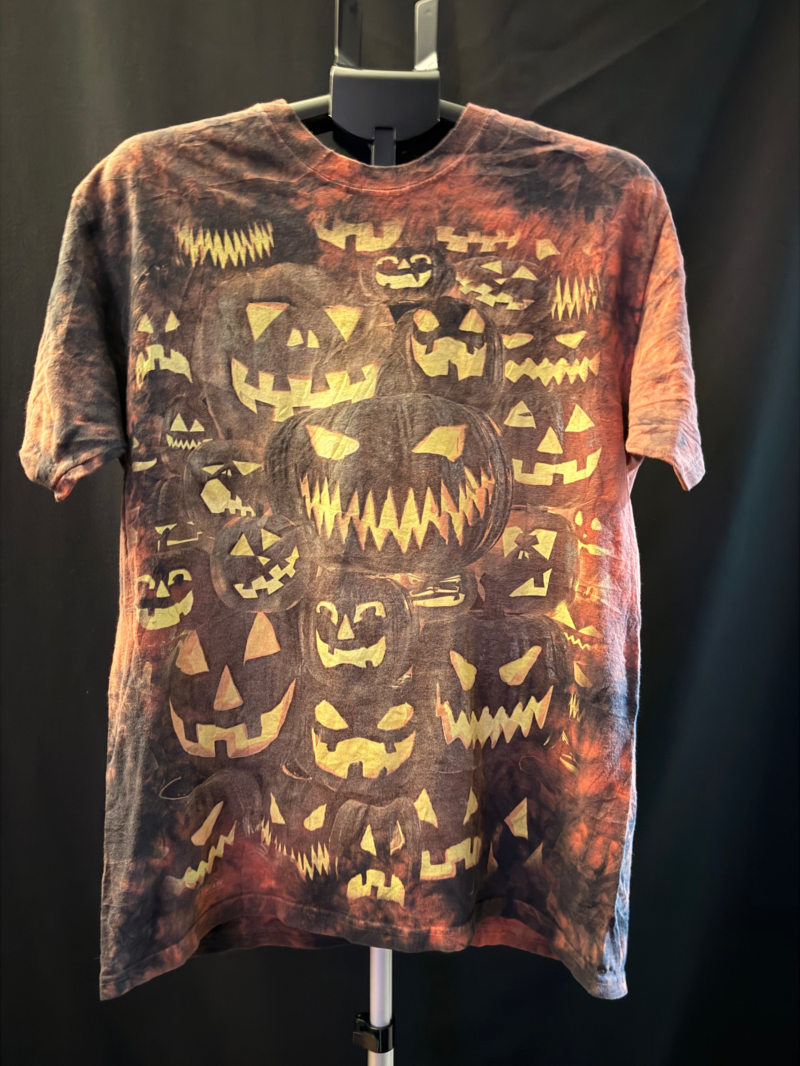 Jack-O-Lantern Acid Wash Shirt (M)