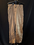 Carhartt Khaki "Duck Canvas" Utility Jeans (32x34)