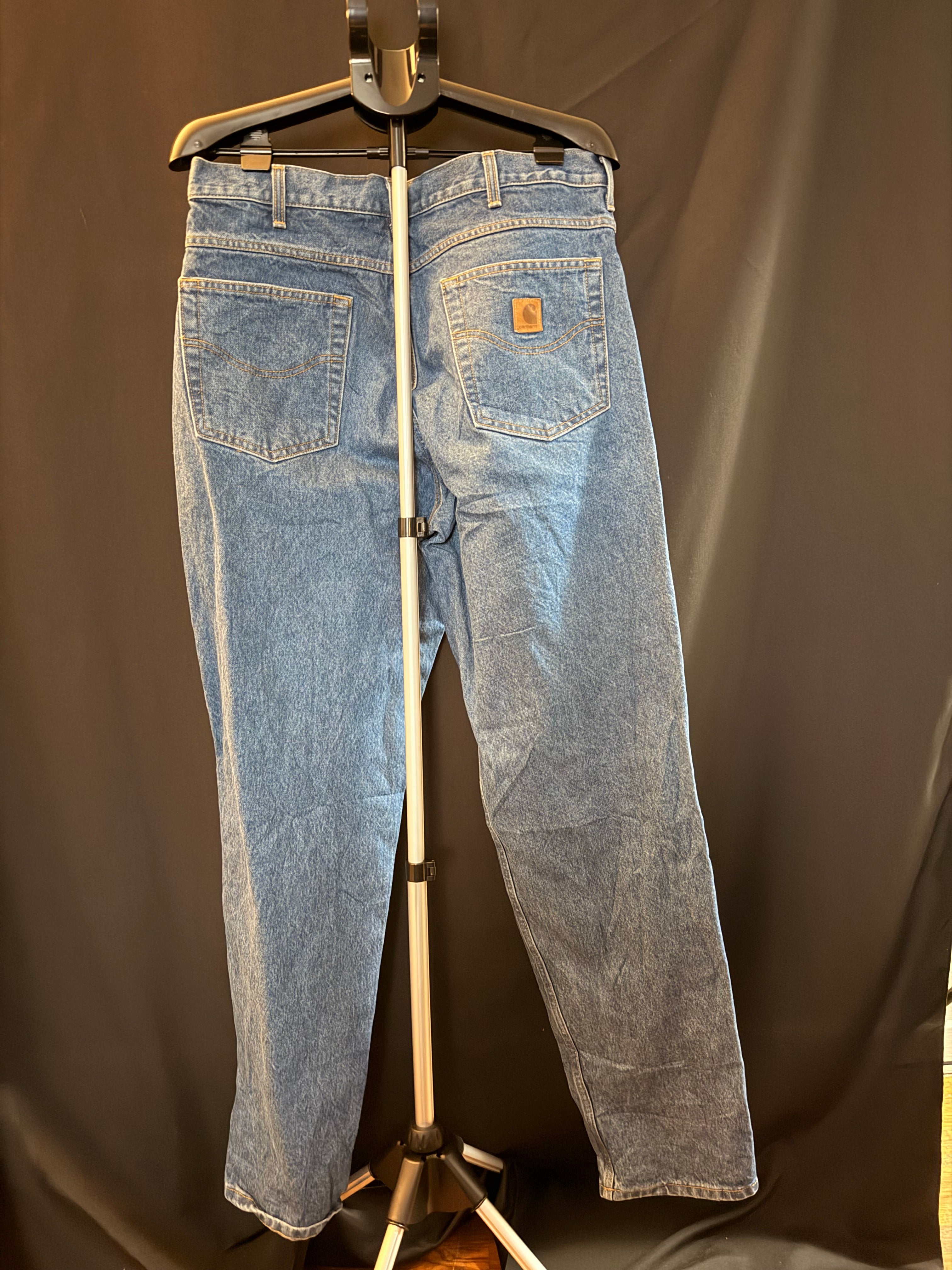 Carhartt Straight Fit Denim Jeans (36x34)