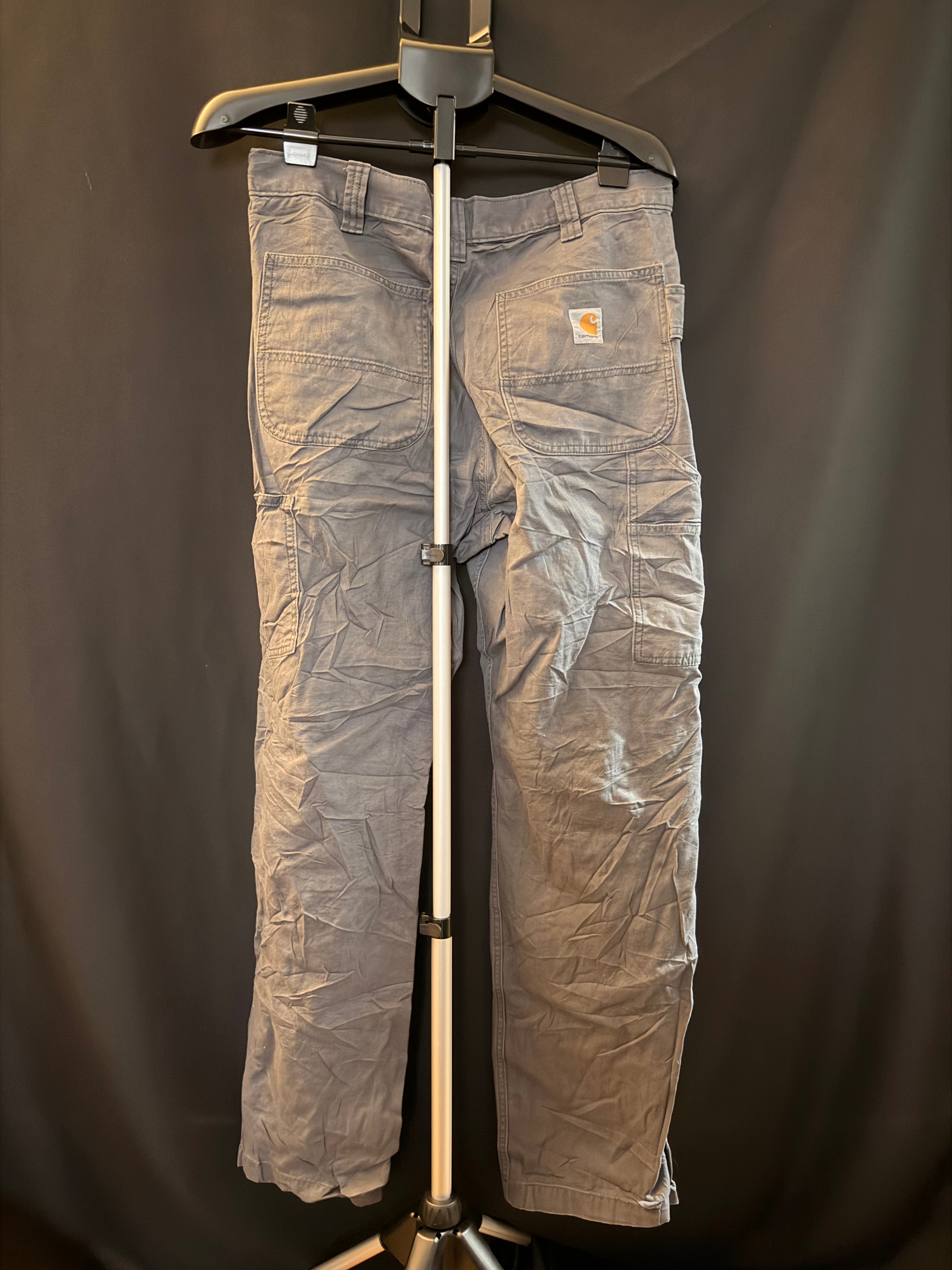 Carhartt Gray Canvas Jeans (33x34)