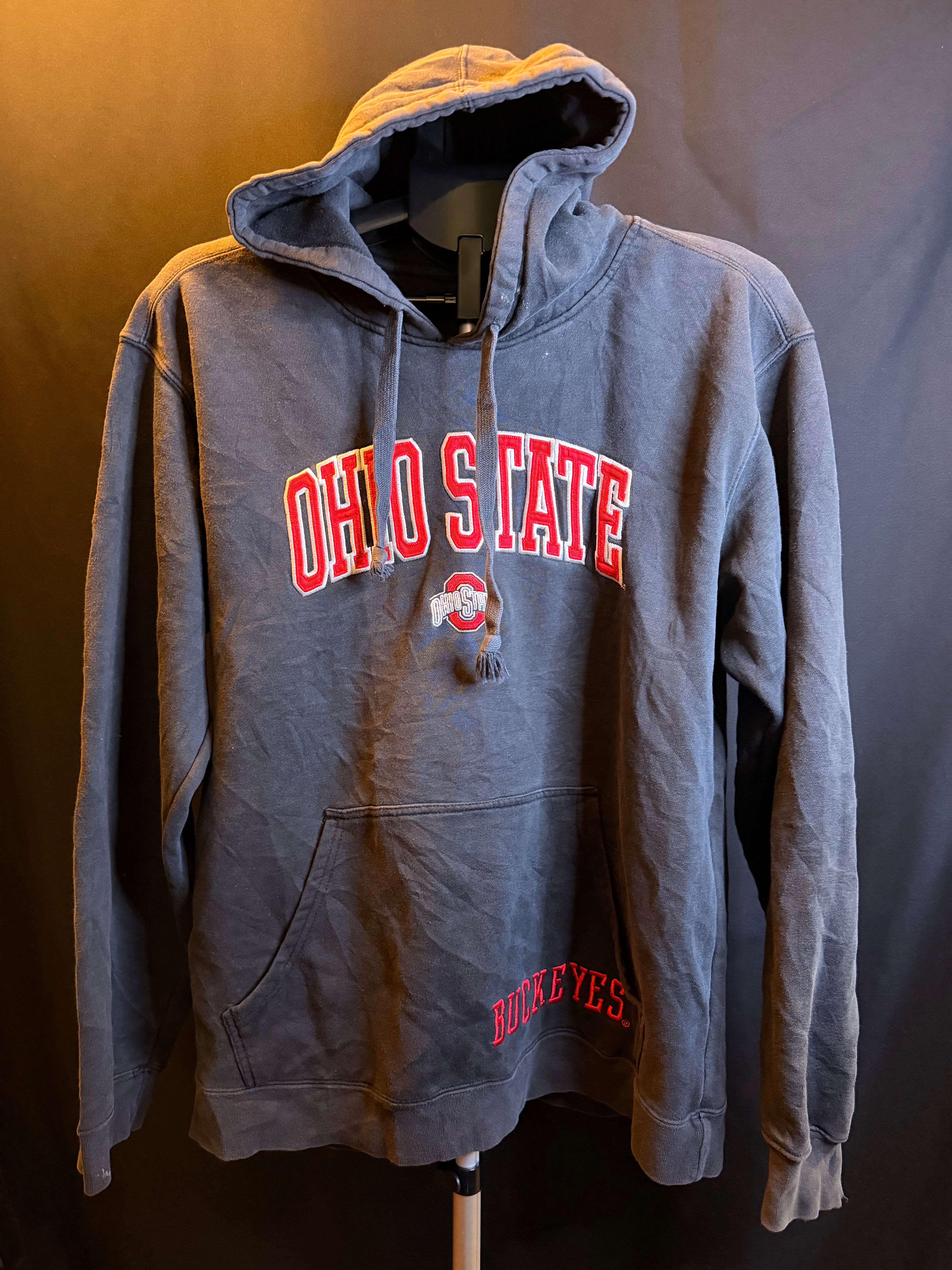 Vintage Stiched Ohio State Hoodie (M)