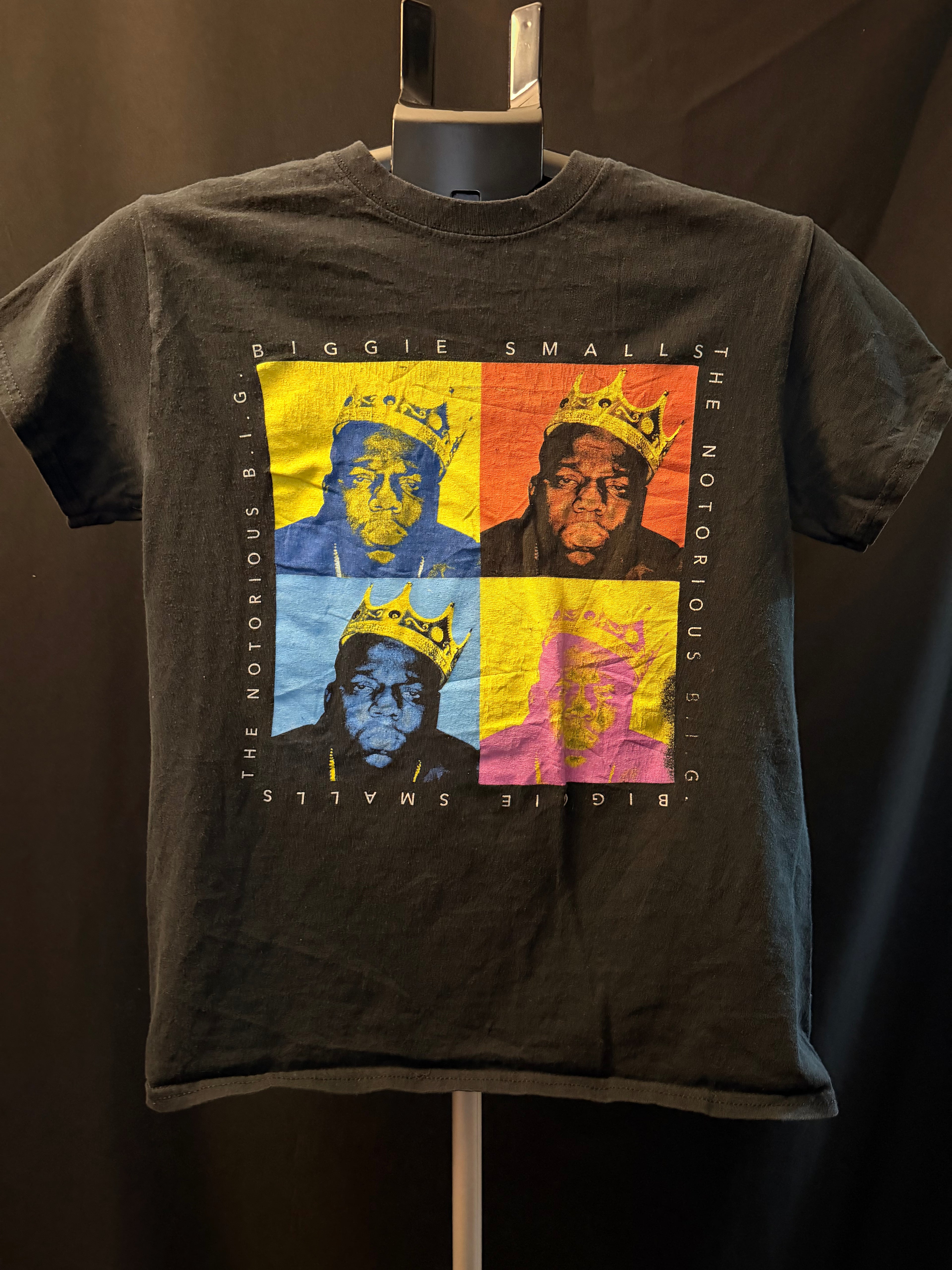 Notorious BIG Biggie Smalls Crown Shirt (S)