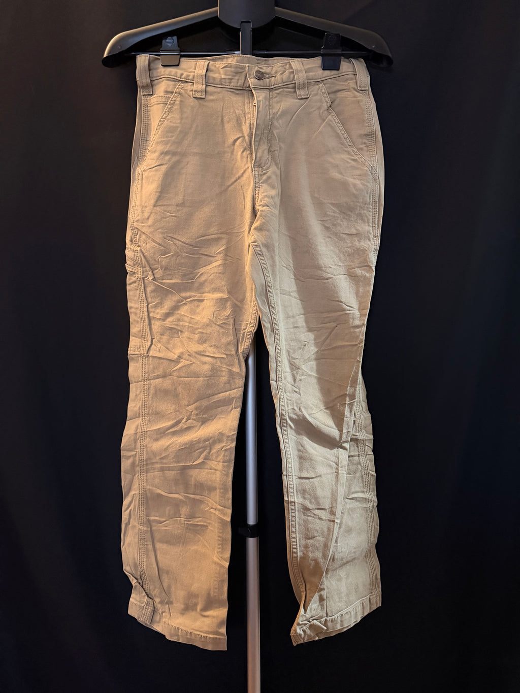 Carhartt Khaki "Duck Canvas" Utility Jeans (30x30)