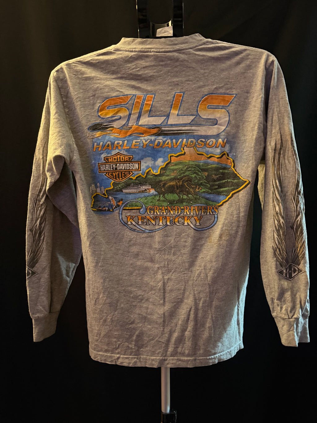 Rare Harley Davidson Long Sleeve Shirt (S)