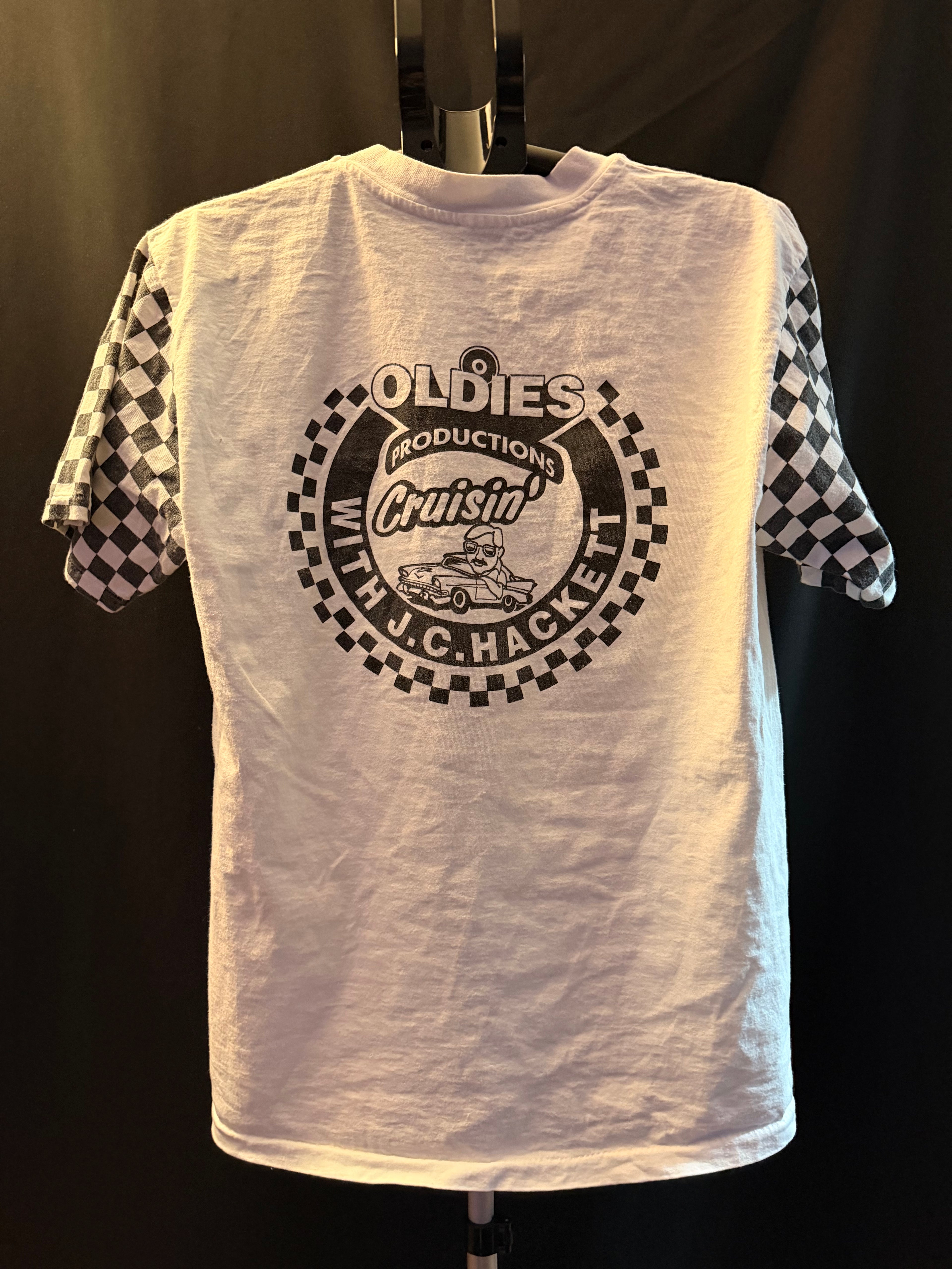 Vintage Supercruise Checkered Car Show Shirt (L)
