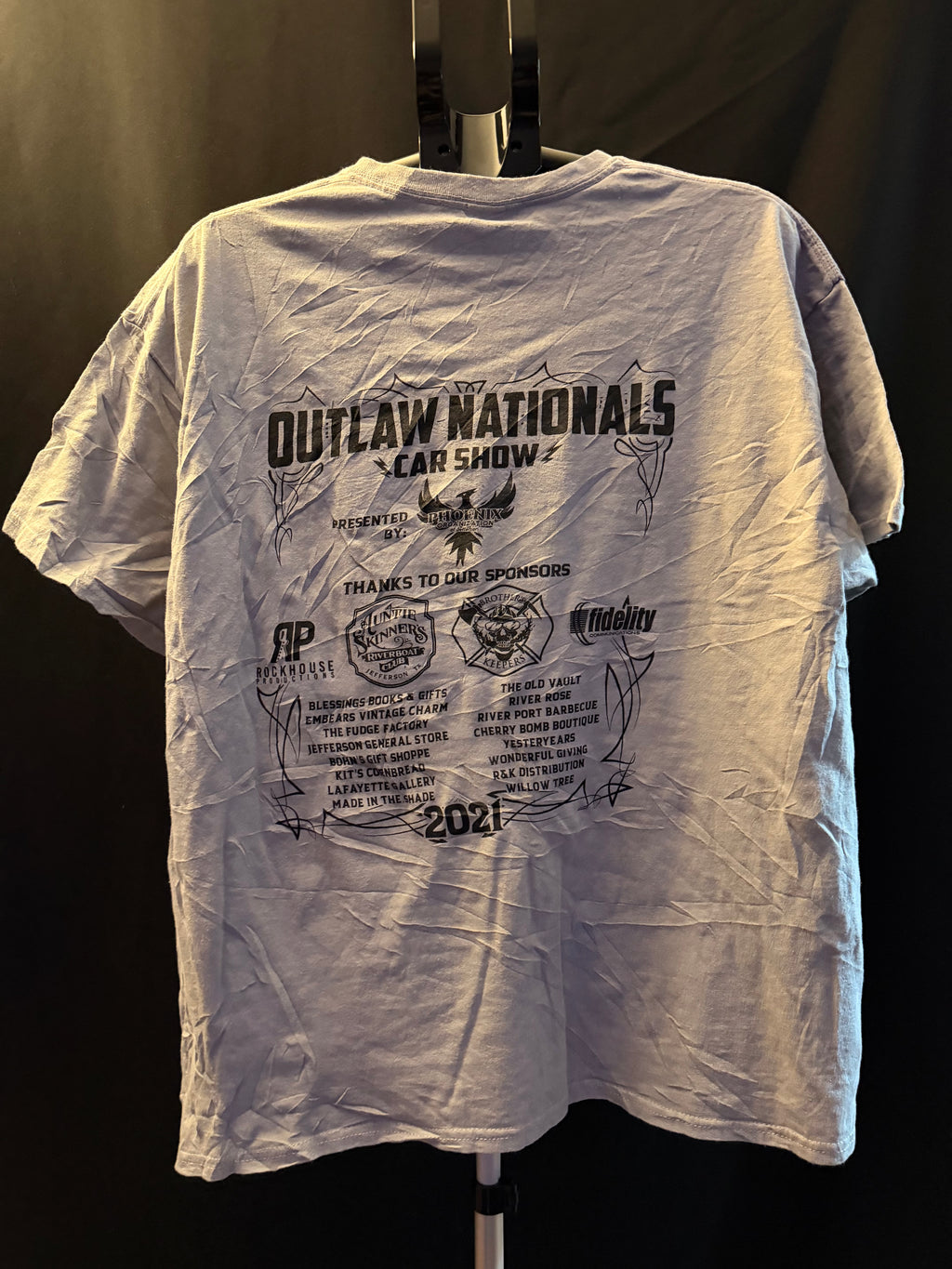 Outlaw National Car Show Shirt (XL)