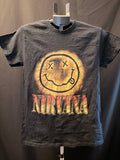 Nirvana Smiley Grunge Shirt (S)