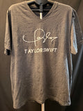 Women's Taylor Swift Signature V-Neck Logo Shirt (XL)