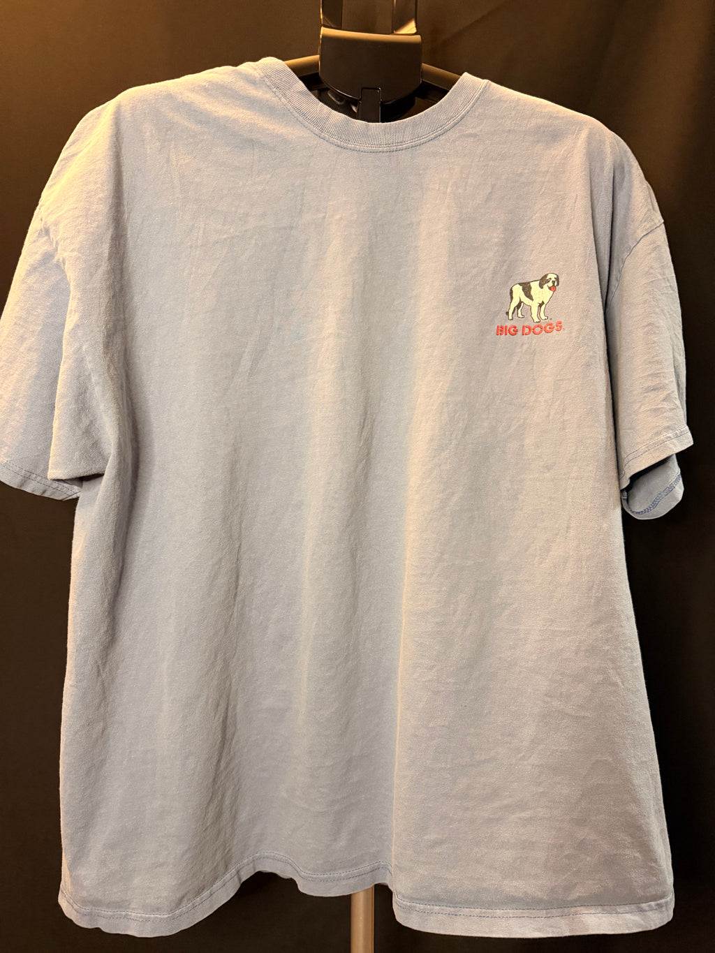Retro Blue Big Dog Shirt (2X)