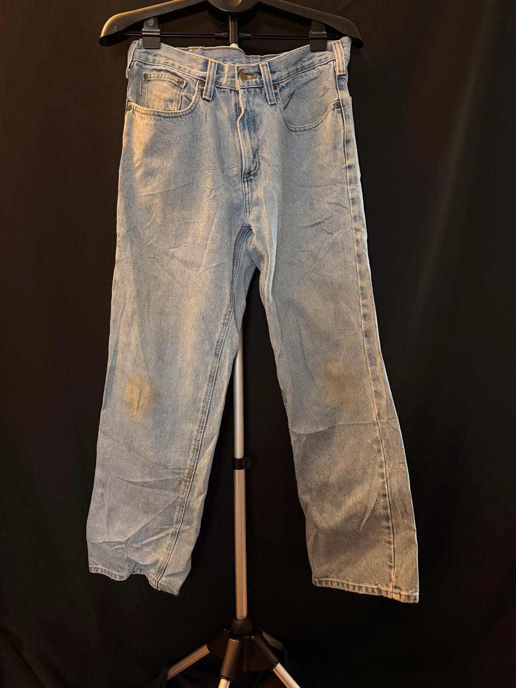 Carhartt Light Wash Denim Jeans (34x30)