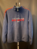 Classic Offical NHL Columbus Blue Jackets 1/4 Zip Sweatshirt (L)